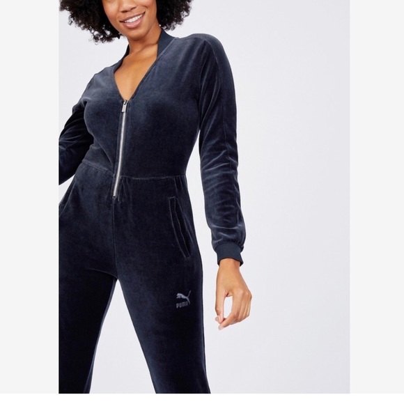 puma velour jumpsuit